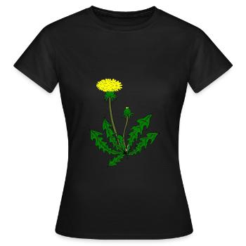 Pissenlit pissenlit - T-shirt Femme - noir - Devant - AI Model Female 172 dark (172cm)