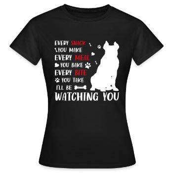 Every snack you make every meal - Frauen T-Shirt - Schwarz - Vorne - AI Model Female 172 dark (172cm)
