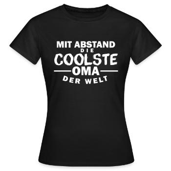Coolste Oma der Welt - Frauen T-Shirt - Schwarz - Vorne - AI Model Female 172 dark (172cm)