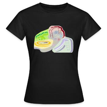 Terrain de jeu de mon - T-shirt Femme - noir - Devant - AI Model Female 172 dark (172cm)