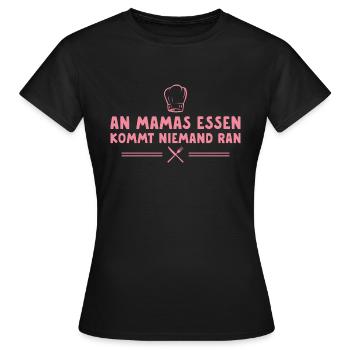 Muttertag Kochen Mama Hobbyköchin - Frauen T-Shirt - Schwarz - Vorne - AI Model Female 172 dark (172cm)