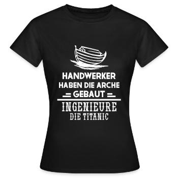 Artisan Spell – Ark - Women's T-Shirt - black - Front - AI Model Female 172 dark (172cm)