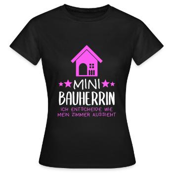 Maître d’ouvrage Chef d’ouvrage Fête de référence Cadeau drôle - T-shirt Femme - noir - Devant - AI Model Female 172 dark (172cm)