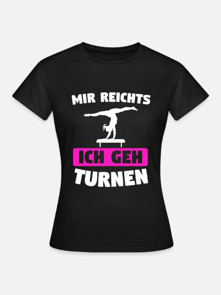 Turnen Turner Turnverein Geschenk - Frauen T-Shirt - Schwarz