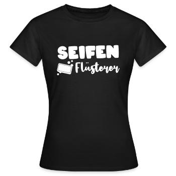 Seifen Selbst Machen Seifenherstellung Seife - Frauen T-Shirt - Schwarz - Vorne - AI Model Female 172 dark (172cm)