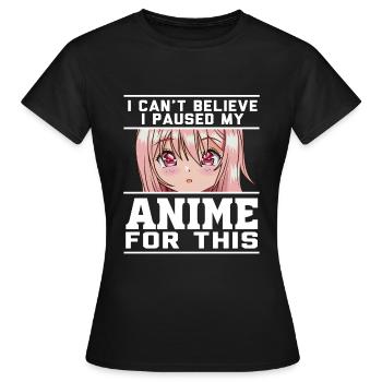 Anime Clothing Otaku Otaku Geschenk - Frauen T-Shirt - Schwarz - Vorne - AI Model Female 172 dark (172cm)