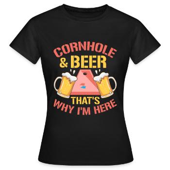 Costume de hot-dog Tenue de camping - T-shirt Femme - noir - Devant - AI Model Female 172 dark (172cm)