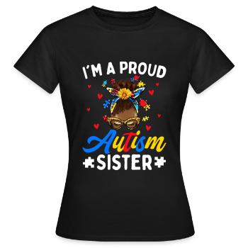 Temps pour mon baptême Première Communion - T-shirt Femme - noir - Devant - AI Model Female 172 dark (172cm)