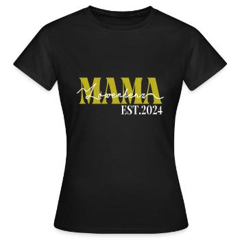 Mama Löwenherz 2024 Beste Mama Geschenk - Frauen T-Shirt - Schwarz - Vorne - AI Model Female 172 dark (172cm)