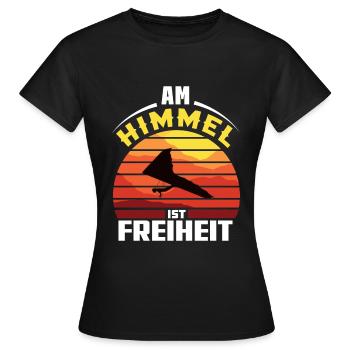 Drachenfliegen Drachenflieger Drachen - Frauen T-Shirt - Schwarz - Vorne - AI Model Female 172 dark (172cm)