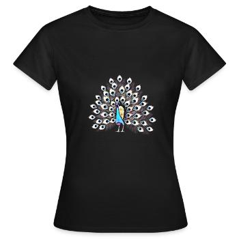 paon - T-shirt Femme - noir - Devant - AI Model Female 172 dark (172cm)