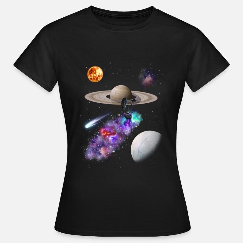 Space - Women's T-Shirt - black