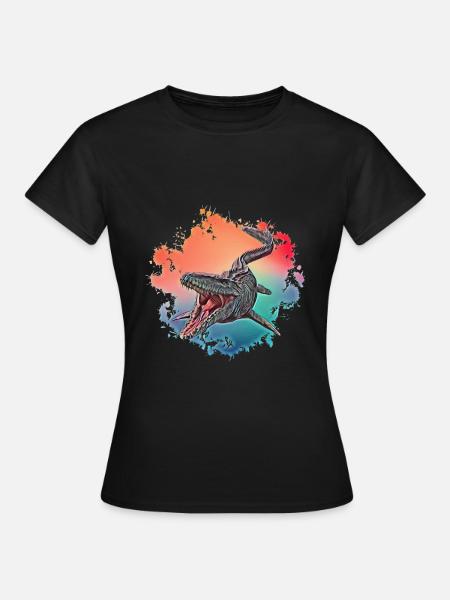 Mosasaurus - Frauen T-Shirt - Schwarz