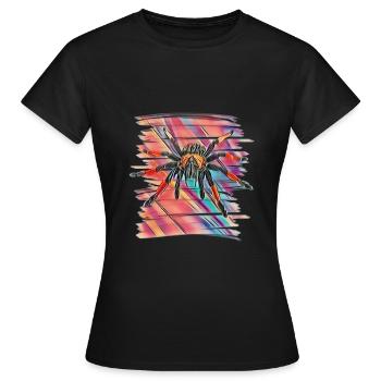 Vogelspinne - Frauen T-Shirt - Schwarz - Vorne - AI Model Female 172 dark (172cm)