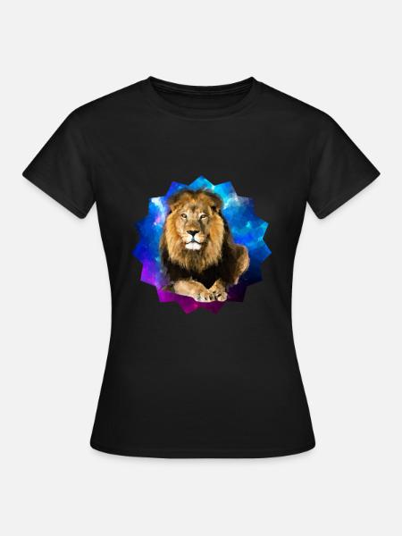 Löwe - Frauen T-Shirt - Schwarz