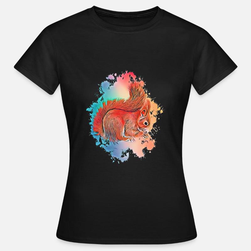 squirrel - Women's T-Shirt - black