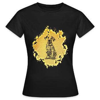Dalmatian - Women's T-Shirt - black - Front - AI Model Female 172 dark (172cm)