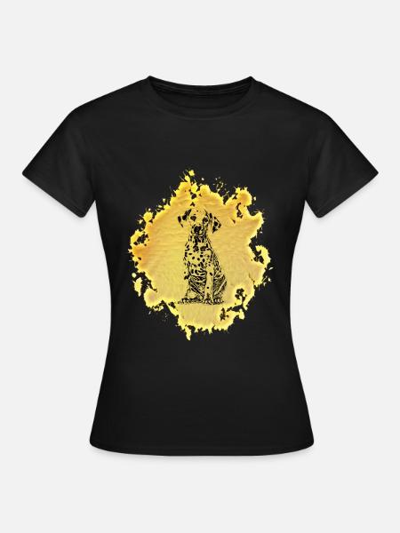 Dalmatiner - Frauen T-Shirt - Schwarz