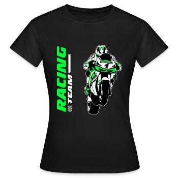 Course de moto - Moto GP - Superbike - T-shirt Femme - noir - Devant - AI Model Female 172 dark (172cm)