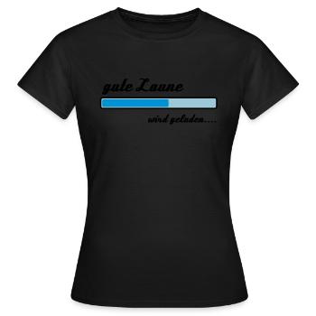Bonne humeur se charge ... - T-shirt Femme - noir - Devant - AI Model Female 172 dark (172cm)