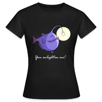 Frogfish - Women's T-Shirt - black - Front - AI Model Female 172 dark (172cm)