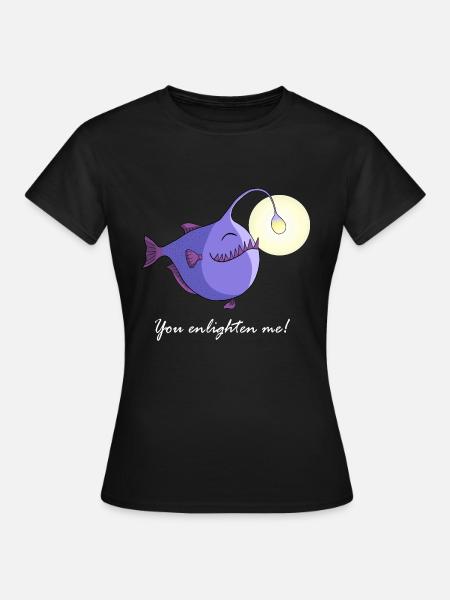 Anglerfisch - Frauen T-Shirt - Schwarz