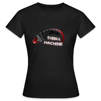 MACHINE À SENSATIONS FORTES - T-shirt Femme - noir - Devant - AI Model Female 172 dark (172cm)
