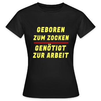 gaming gaming gaming gaming gaming gaming gaming - Women's T-Shirt - black - Front - AI Model Female 172 dark (172cm)