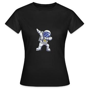 astronaute - T-shirt Femme - noir - Devant - AI Model Female 172 dark (172cm)