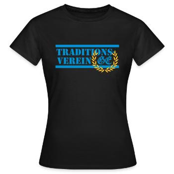 Club traditionnel - T-shirt Femme - noir - Devant - AI Model Female 172 dark (172cm)