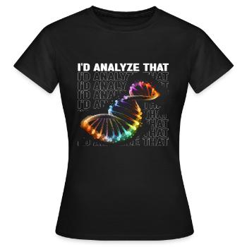 Forensische Kriminologie und Tatort-Ermittler - Frauen T-Shirt - Schwarz - Vorne - AI Model Female 172 dark (172cm)