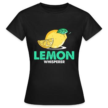 Limonade Limonade Limonade Limonade Stand Design - T-shirt Femme - noir - Devant - AI Model Female 172 dark (172cm)