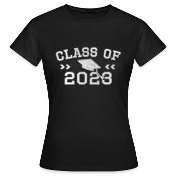 Classe de 2023 Abi Matura Cadeau de classe de fin d’études - T-shirt Femme - noir - Devant - AI Model Female 172 dark (172cm)