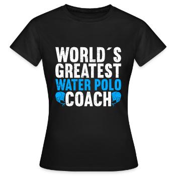 Wasserball Wasserball - Frauen T-Shirt - Schwarz - Vorne - AI Model Female 172 dark (172cm)