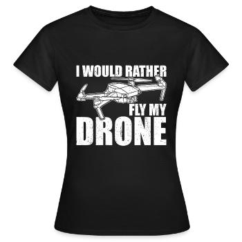 Drone Drones - T-shirt Femme - noir - Devant - AI Model Female 172 dark (172cm)