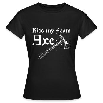 Citation de jeu de rôle pour Larper et Larp - T-shirt Femme - noir - Devant - AI Model Female 172 dark (172cm)