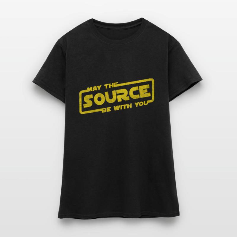 Que la source soit avec vous | Programmeur codeur T-shirt Femme