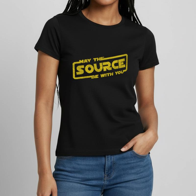 Que la source soit avec vous | Programmeur codeur T-shirt Femme