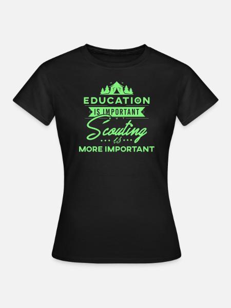 Boy Scout Scout Statement - Women's T-Shirt - black