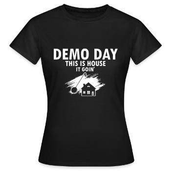 Démolition et rénovation de maisons - T-shirt Femme - noir - Devant - AI Model Female 172 dark (172cm)