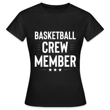 Équipe de basket-ball - T-shirt Femme - noir - Devant - AI Model Female 172 dark (172cm)