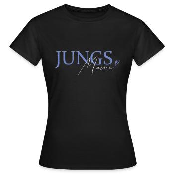 Jungs Mama Boys Mom Muttertag Geburtstag Mutter - Frauen T-Shirt - Schwarz - Vorne - AI Model Female 172 dark (172cm)
