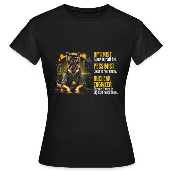 Kernenergie Spruch für Kernenergie - Frauen T-Shirt - Schwarz - Vorne - AI Model Female 172 dark (172cm)