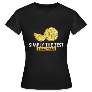 Limonade Limonade Limonade Limonade Stand Design - T-shirt Femme - noir - Devant - AI Model Female 172 dark (172cm)