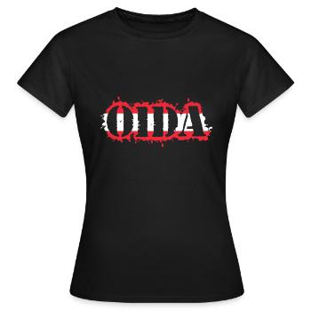 Oida - dialecte autrichien âge - T-shirt Femme - noir - Devant - AI Model Female 172 dark (172cm)