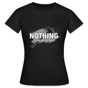 Hausabriss und Renovierungs Design - Frauen T-Shirt - Schwarz - Vorne - AI Model Female 172 dark (172cm)