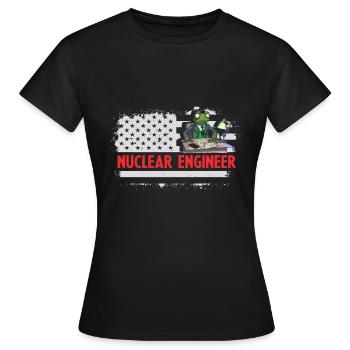 Kernenergie Spruch für Kernenergie - Frauen T-Shirt - Schwarz - Vorne - AI Model Female 172 dark (172cm)