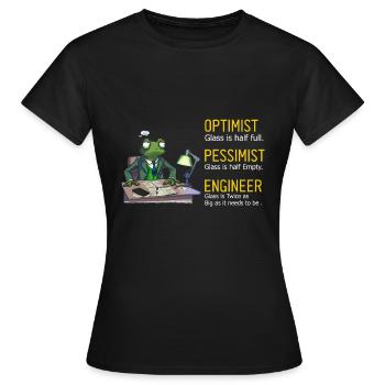 Kernenergie Spruch für Kernenergie - Frauen T-Shirt - Schwarz - Vorne - AI Model Female 172 dark (172cm)