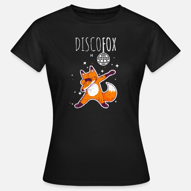 Discofox dance fox for dancers to dance - Women's T-Shirt - black