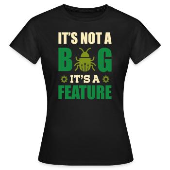 Computer Scientist Programmer - Women's T-Shirt - black - Front - AI Model Female 172 dark (172cm)